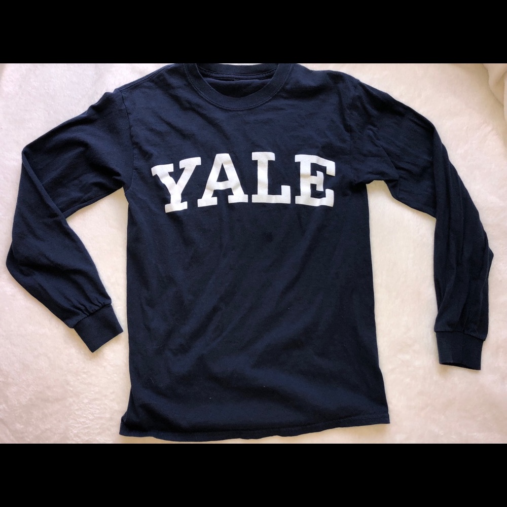 Long sleeve shirt with Yale print